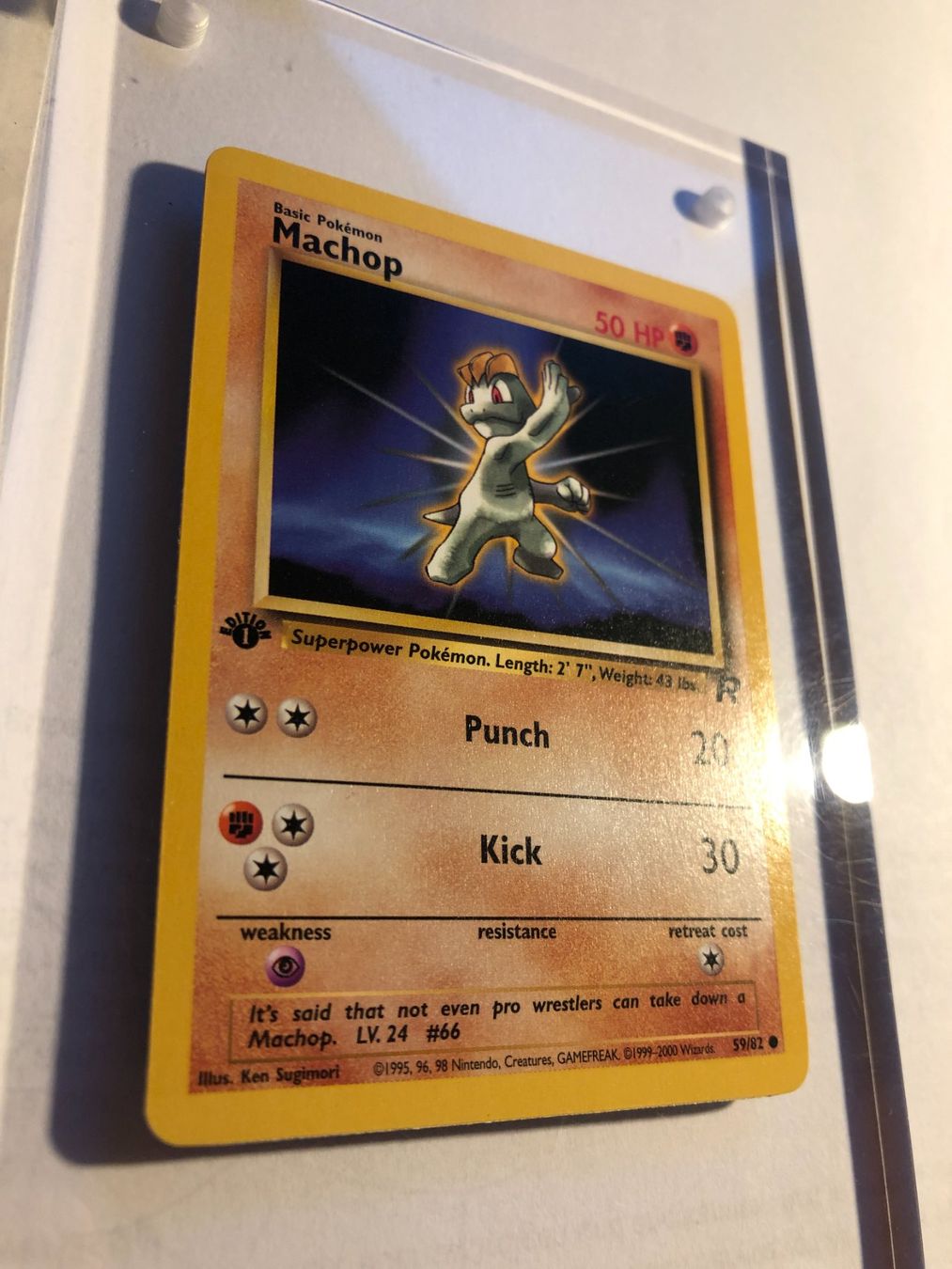 Carte collezionabili: Machop 1st Team Rocket - MINT - ab 1.- – Usato da Giubiasco venduto da dan_pr8b 1