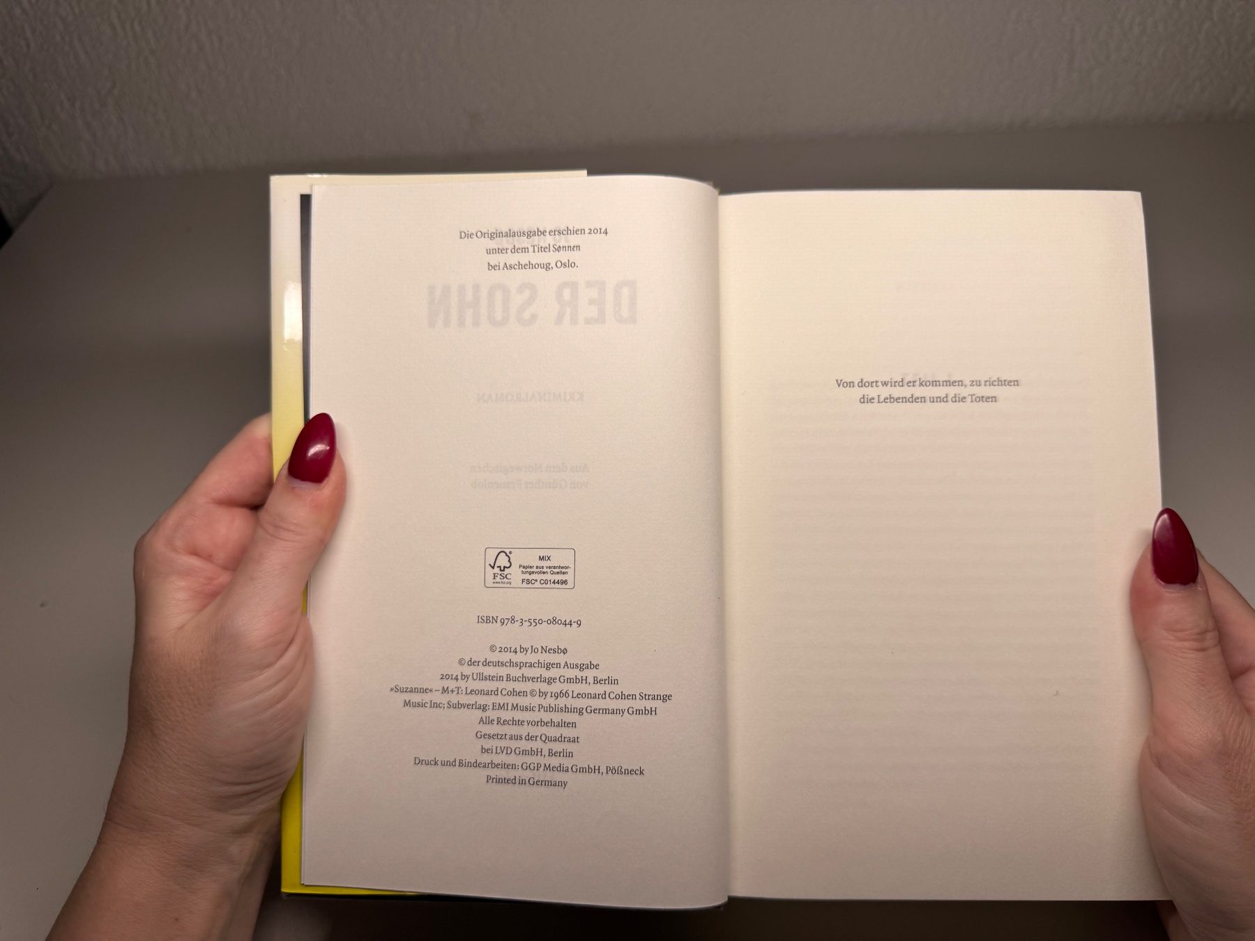Libri: ROMAN: Joe Nesbo, Der Sohn – Usato da Grosswangen venduto da Deutsche_Romane 2