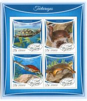 Block "Schildkröten". São Tomé und Príncipe