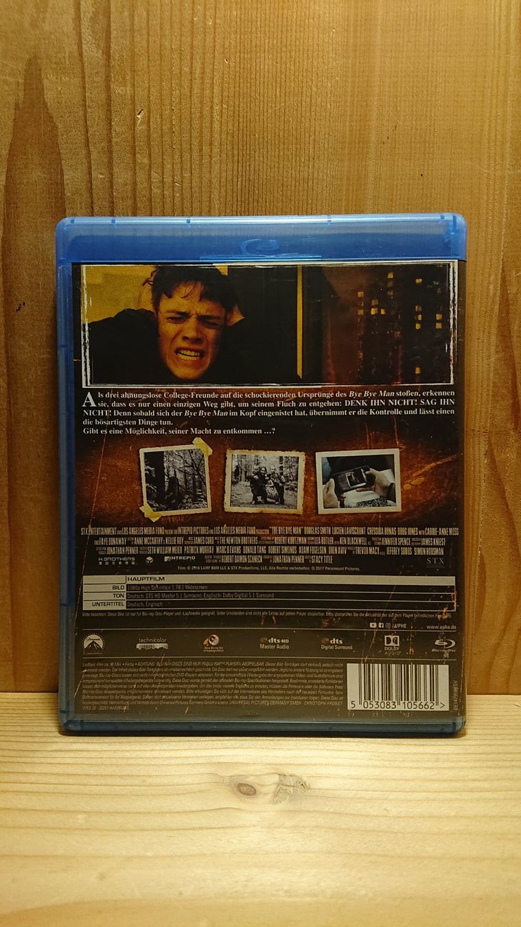 Tutti i DVDs: THE BYE BYE MAN Blu-Ray – Usato da Wilderswil venduto da Exebub 1