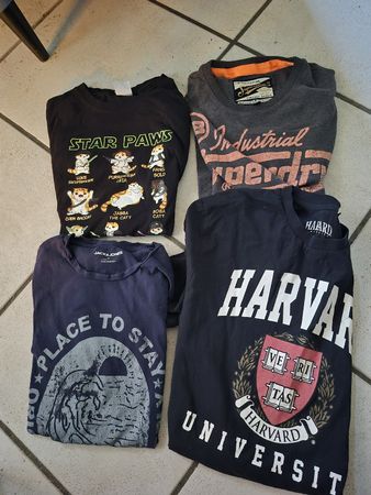Herren T-Shirts 10er Pack verschiedene Marken Grösse M