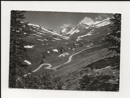 AK 1959 Albula-Pass Engadiner Seite mit Piz Uertsch