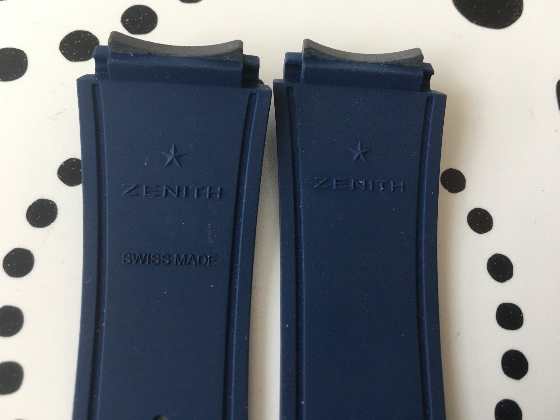 Bracciali & Braccialetti: ZENITH ORIGINAL - BRACELET SILICONE - BLUE - NEW !!! – Nuovo (secondo la descrizione) da Epalinges venduto da watchforyou 2