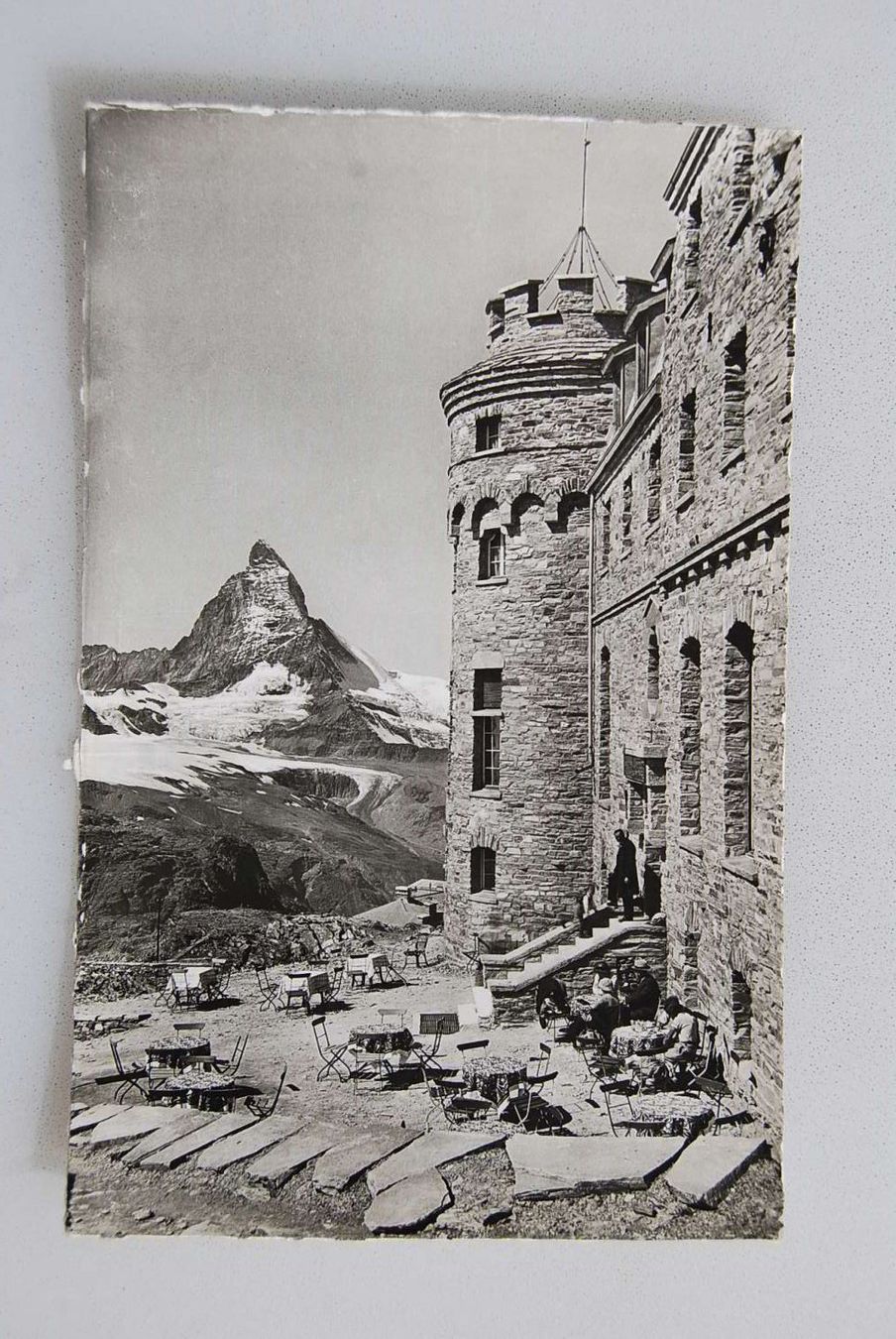 Cartoline postali: AK Zermatt, Kulmhotel Gornergrat – Usato da Rüfenacht BE venduto da Toro06