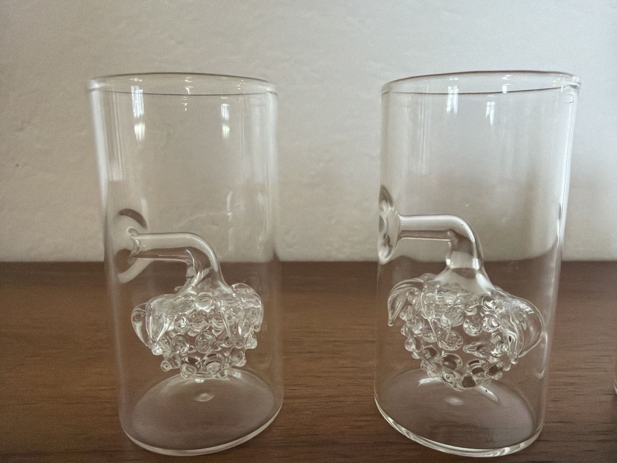 Bicchieri: 12 Rare Schnapsgläser / Shotgläser  mit Glasfrucht Vintage – Usato da Zürich venduto da moramses 8