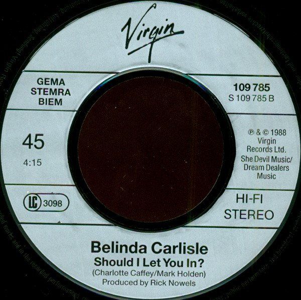 Dischi in vinile: Carlisle Belinda: I Get Weak 7" – Usato da Steinhausen venduto da Vilivinili 1