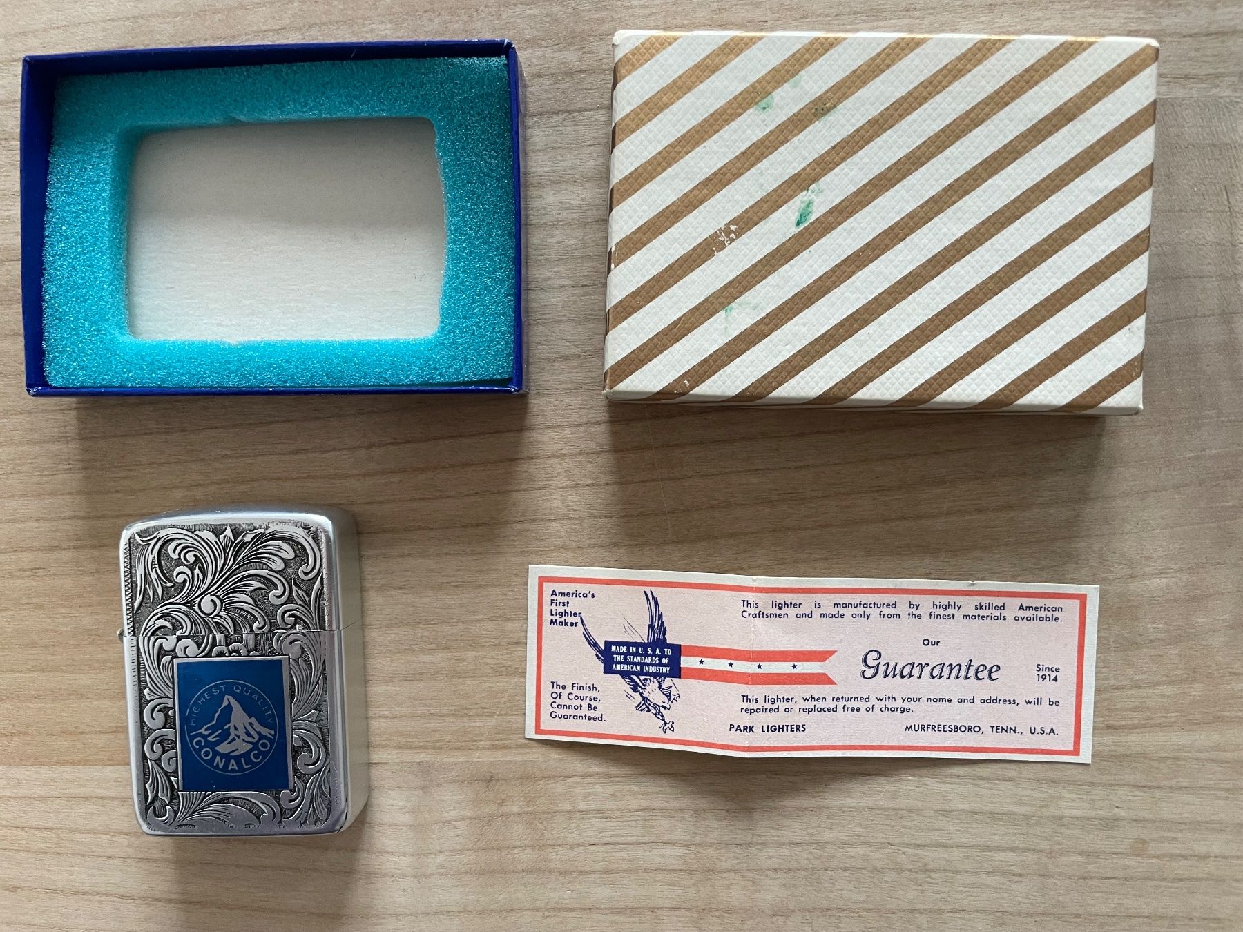 Feuerzeuge: Feuerzeug" Park Lighter" Vintage ungebraucht – Gebraucht aus Winterthur von Myrtillus 3