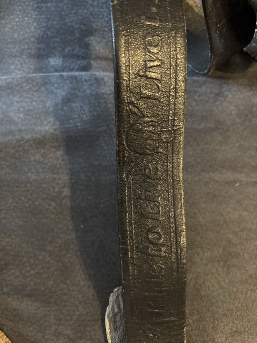Cinture: Ceinture cuir noir boucle avion D-3 " – Usato da Carouge GE venduto da irma016 3