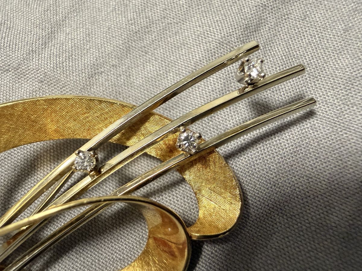 Broches & Aiguilles: Brosche Gold 18k – D'occasion à Oberhof par RealStone 3