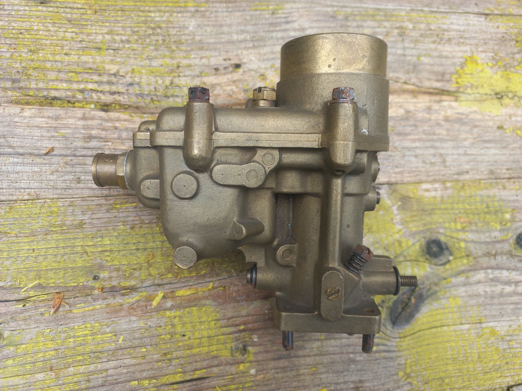 Tutti pezzi di ricambio auto: rarer Oldtimer Messing / Bronze Vergaser WEBER Tipo 30 DR3 – Usato da Dulliken venduto da Dullikenlerchclassic 1
