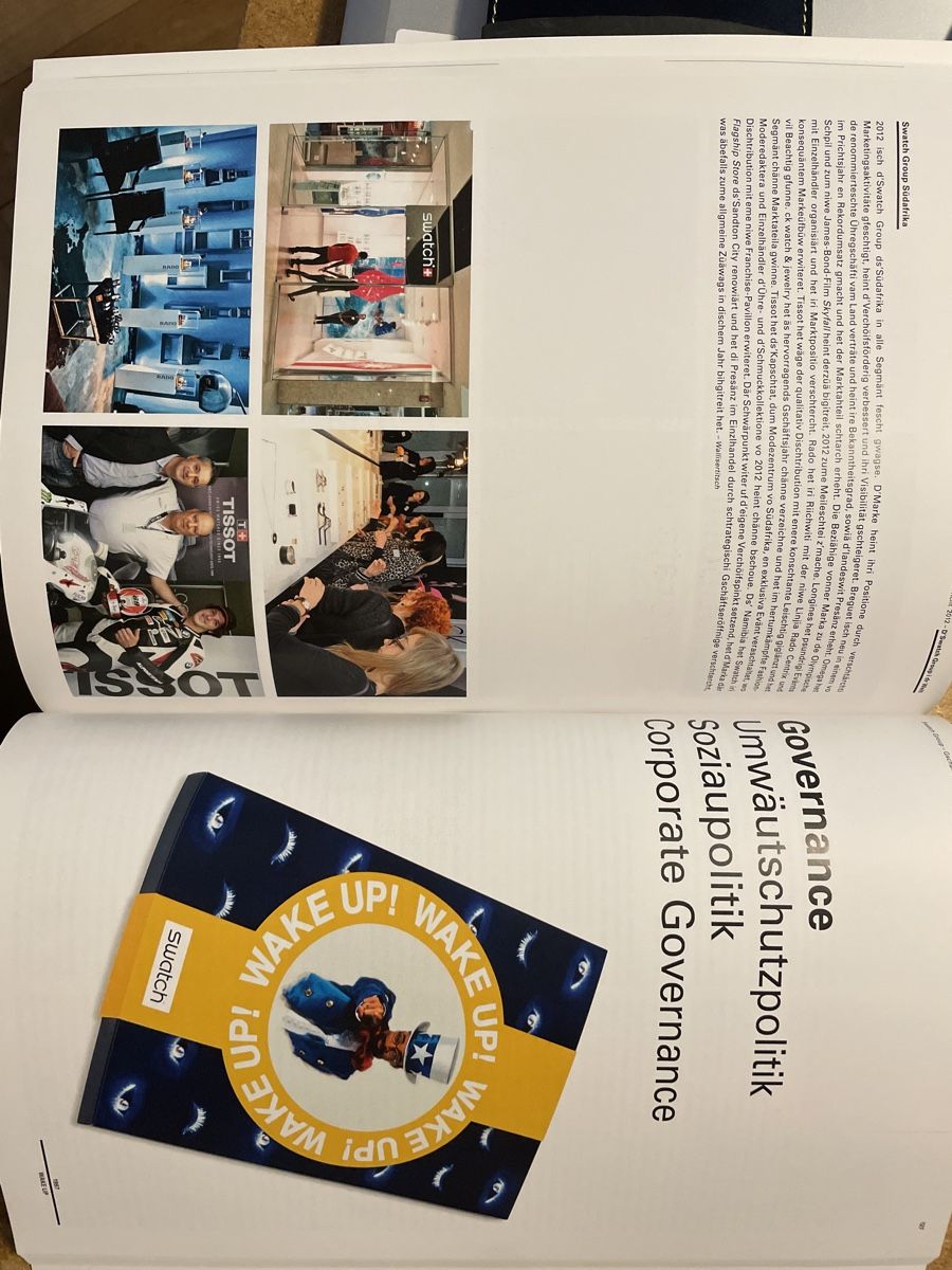Libri: Selten Swatch Group Geschäftsbericht 2012 Dialekt! – Nuovo (secondo la descrizione) da Kriens venduto da ruedi740 2