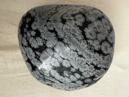 Schneeflocken-Obsidian - Stein (95mmx90mm)