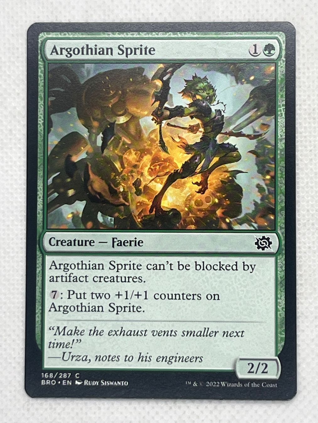 Magic The Gathering Cartes à collectionner: MTG Argothian Sprite BRO 168 Englisch Common – D'occasion à Hinterkappelen par Kim1992