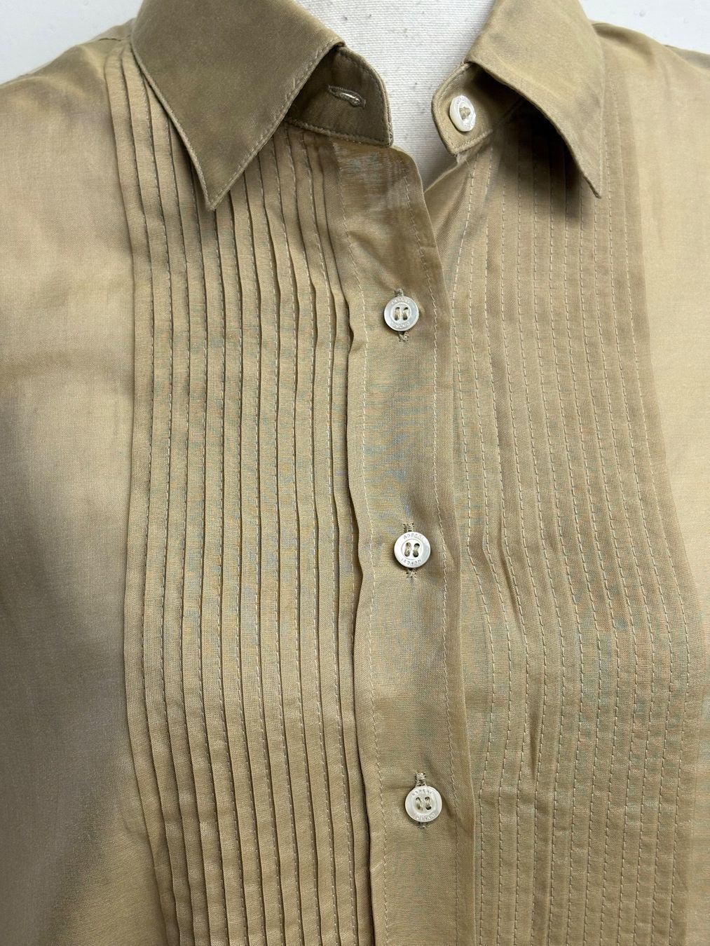 Camicette: Neue Aspesi Bluse in Gold Beige Gr. 44 mit Seide – Nuovo e nell'imballaggio originale da Regensdorf venduto da secondchancefashion 1