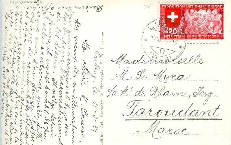 Ansichtskarten: Lutry + 1939 – Gebraucht aus Emmenbrücke von teestube 1