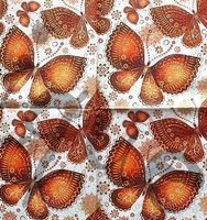 Serviette ethnic butterflies (1200) 2Stk.
