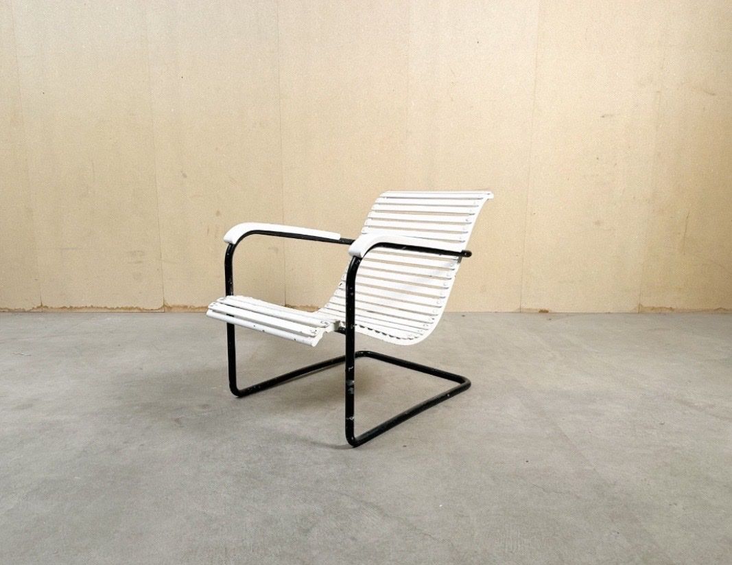 Embru Sedie a sdraio: Werner Max Moser Volkssessel Gartenmodell Embru wohnbedarf – Usato da Basel venduto da jan_9l92 7