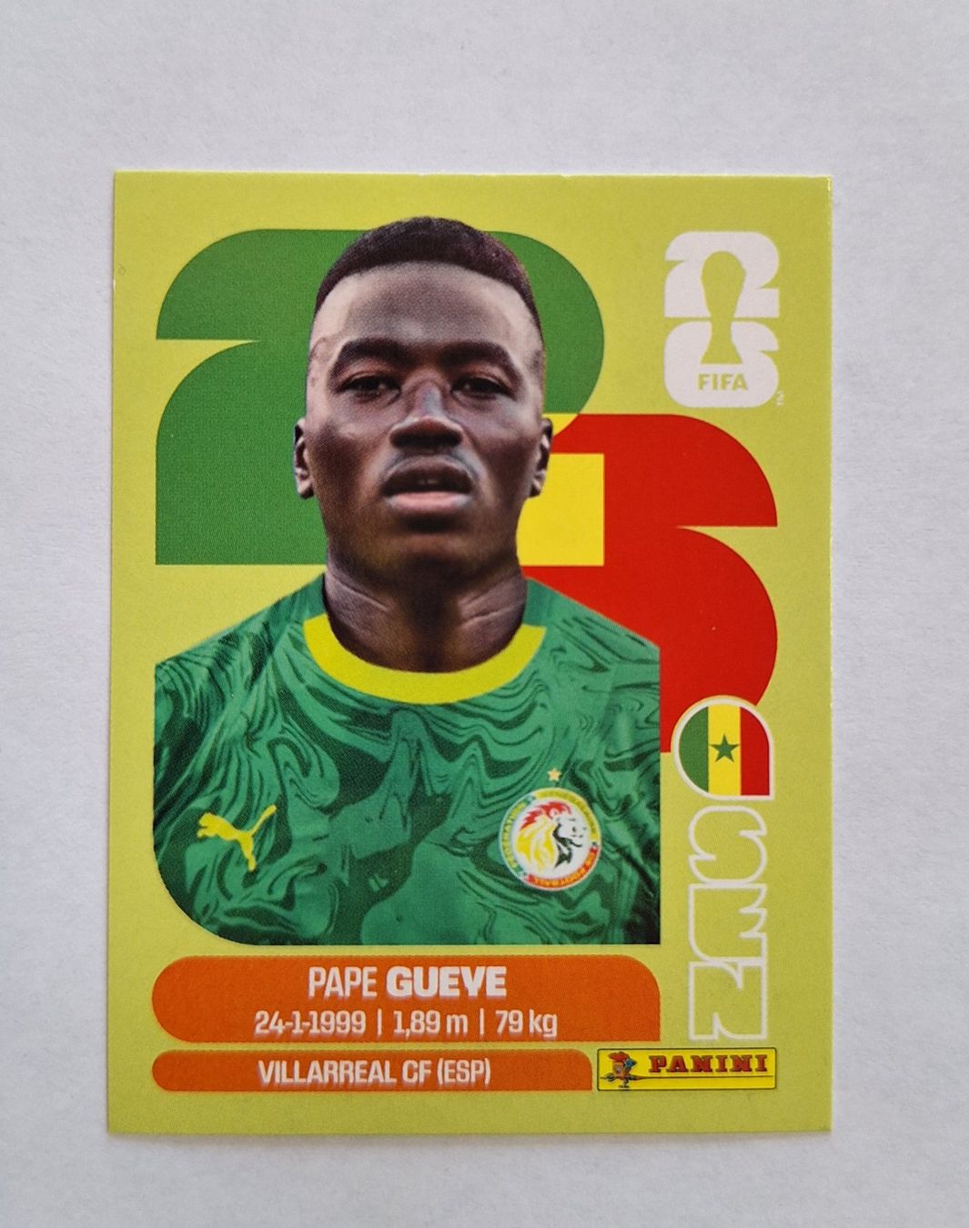 Panini Sammelbilder & Trading cards: Panini Pape Gueye SEN 11 – Neu (gemäss Beschreibung) aus Romanens von Crocette