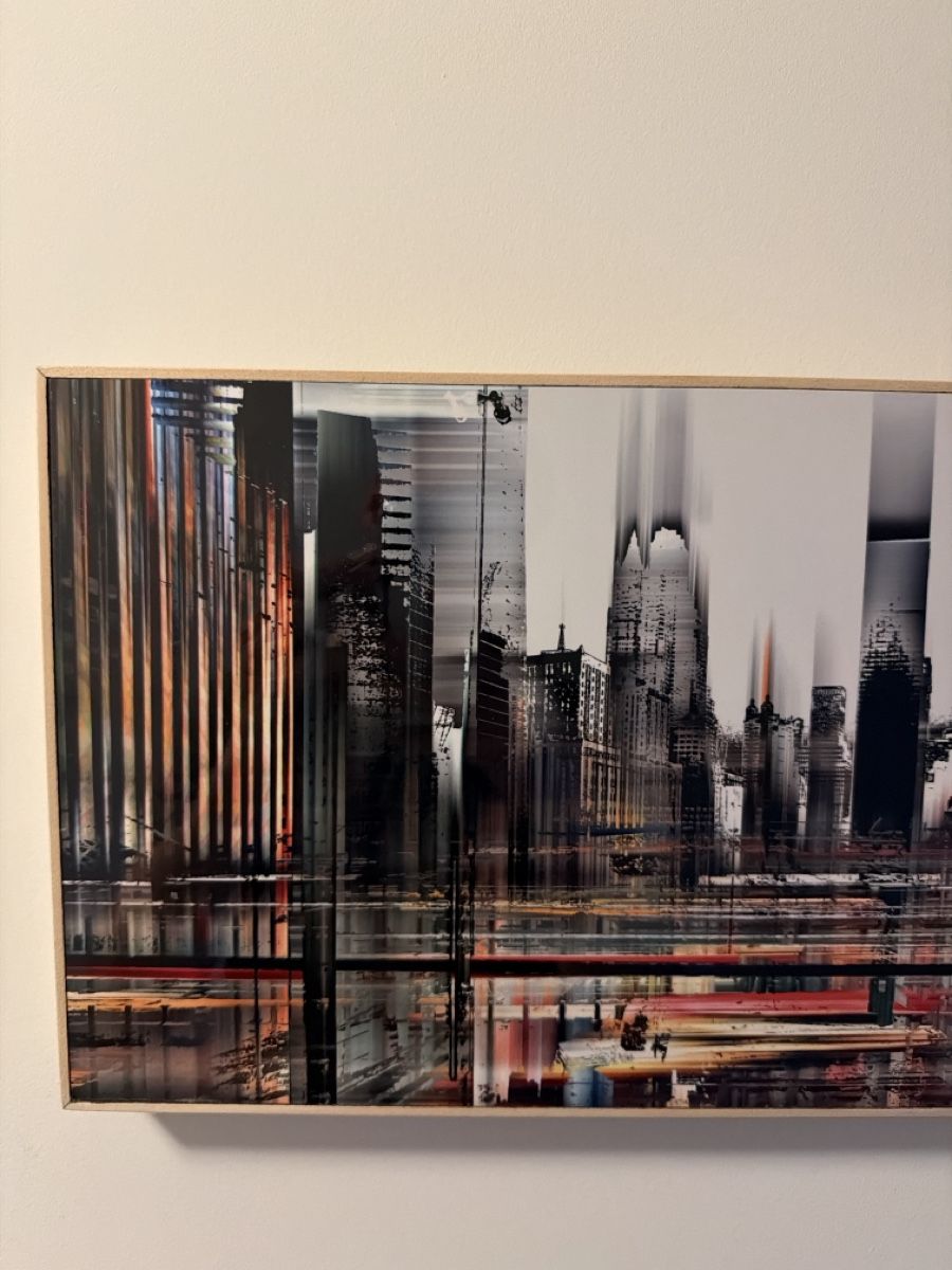 Gemälde: Lumas gerahmtes Bild mit abstraktem Stadtmotiv. – Neu (gemäss Beschreibung) aus Zürich von sppeidkryo 1