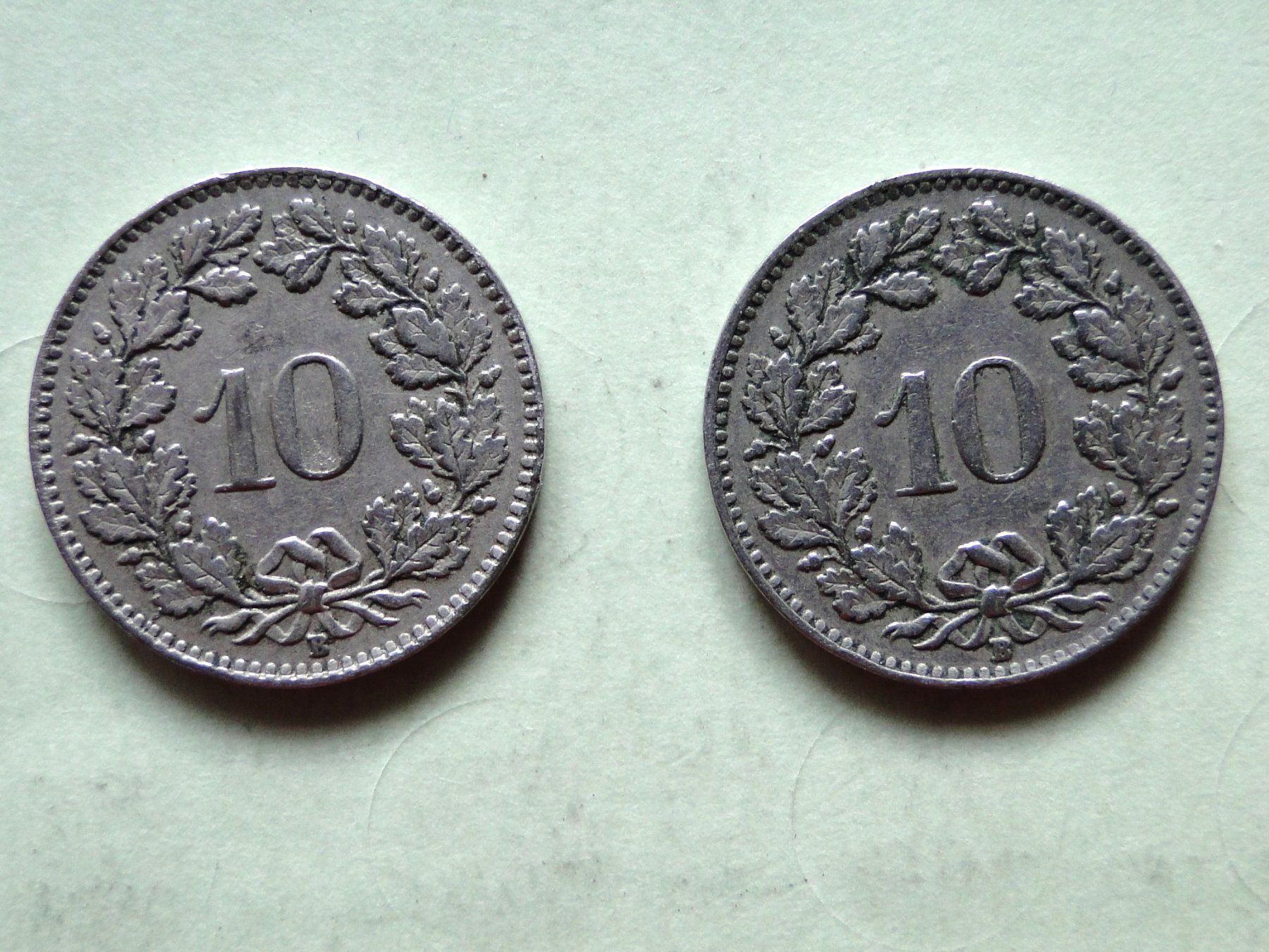 Tutti le monete: 2x 10 Rappen 1926 + 1931 – Usato da Killwangen venduto da cyrano56 1