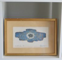 Litho: "Eau forte" Astrologie Element Wasser, "M. Domiula"