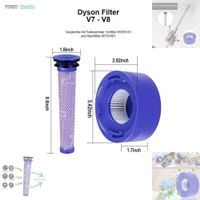 Hepa Filter für Dyson V7 V8 96566101 9674780 mit Vorfilter