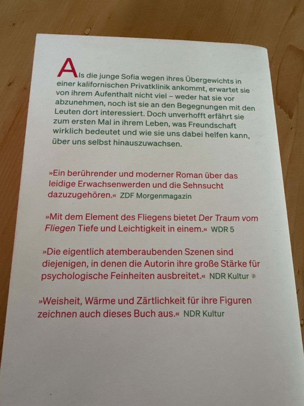 Bücher: Milena Moser der Traum vom Fliegen – Gebraucht aus Neftenbach von sandto 1