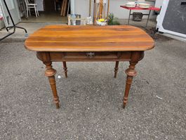 Antiker Tisch / Beistelltisch mit Schublade, Holz Top!