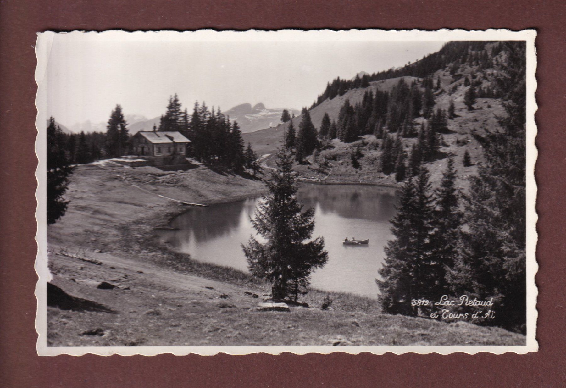 Cartoline postali: LAC RETAUD - Tours d'Aï – Usato da Pully venduto da nicecards-shop