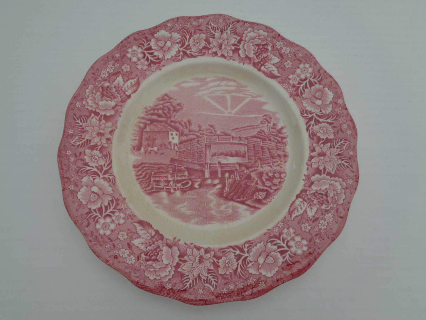 Piatti: 6 Dessertteller Palissy Pottery -Thames River Scenes England – Usato da Chur venduto da omonia 7