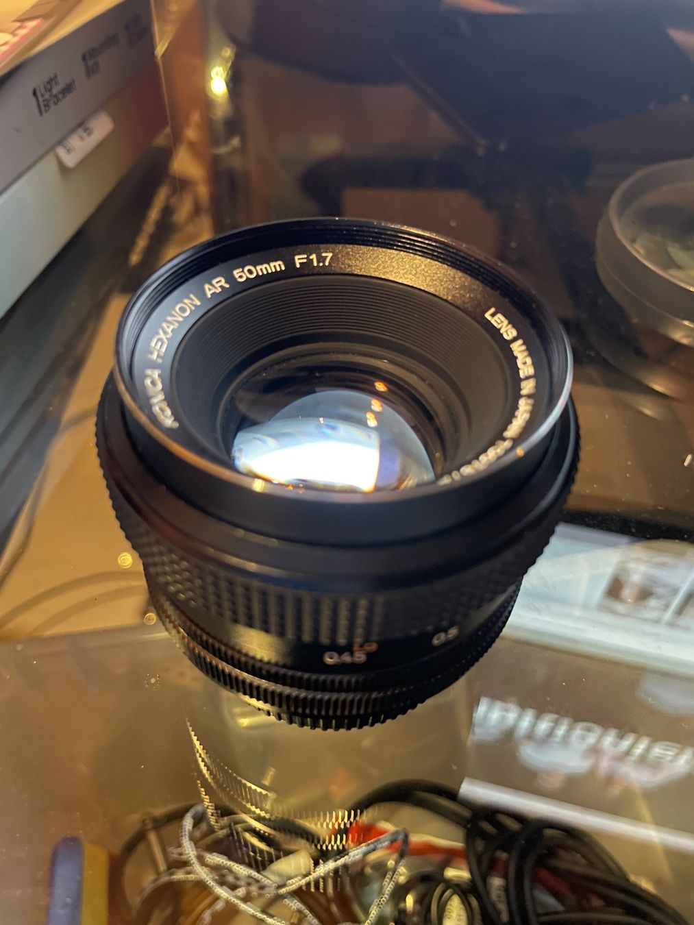Konica Obiettivi: Konica Hexanon AR 50mm f1.7 – Usato da Embrach venduto da xenovolcano