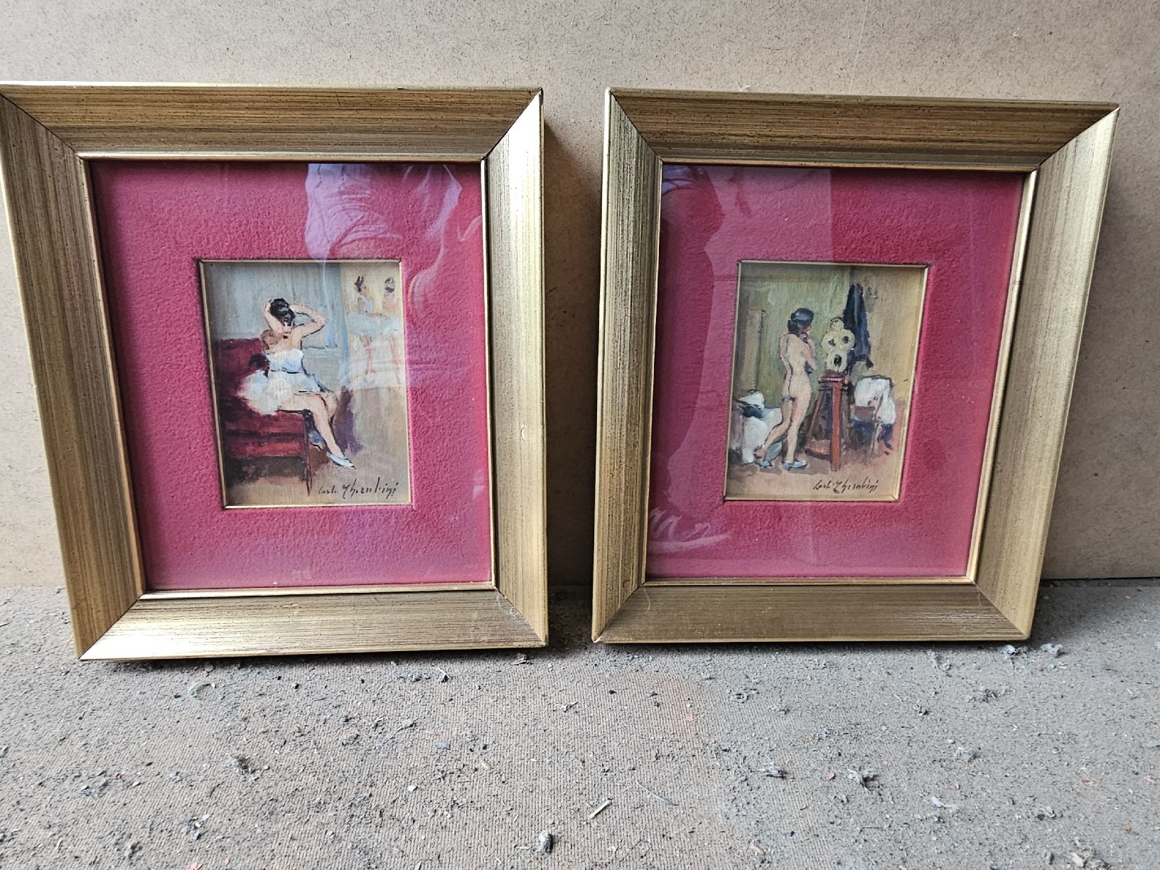 Tableaux: gemälde s stück – D'occasion à Schwellbrunn par Omega-alpha