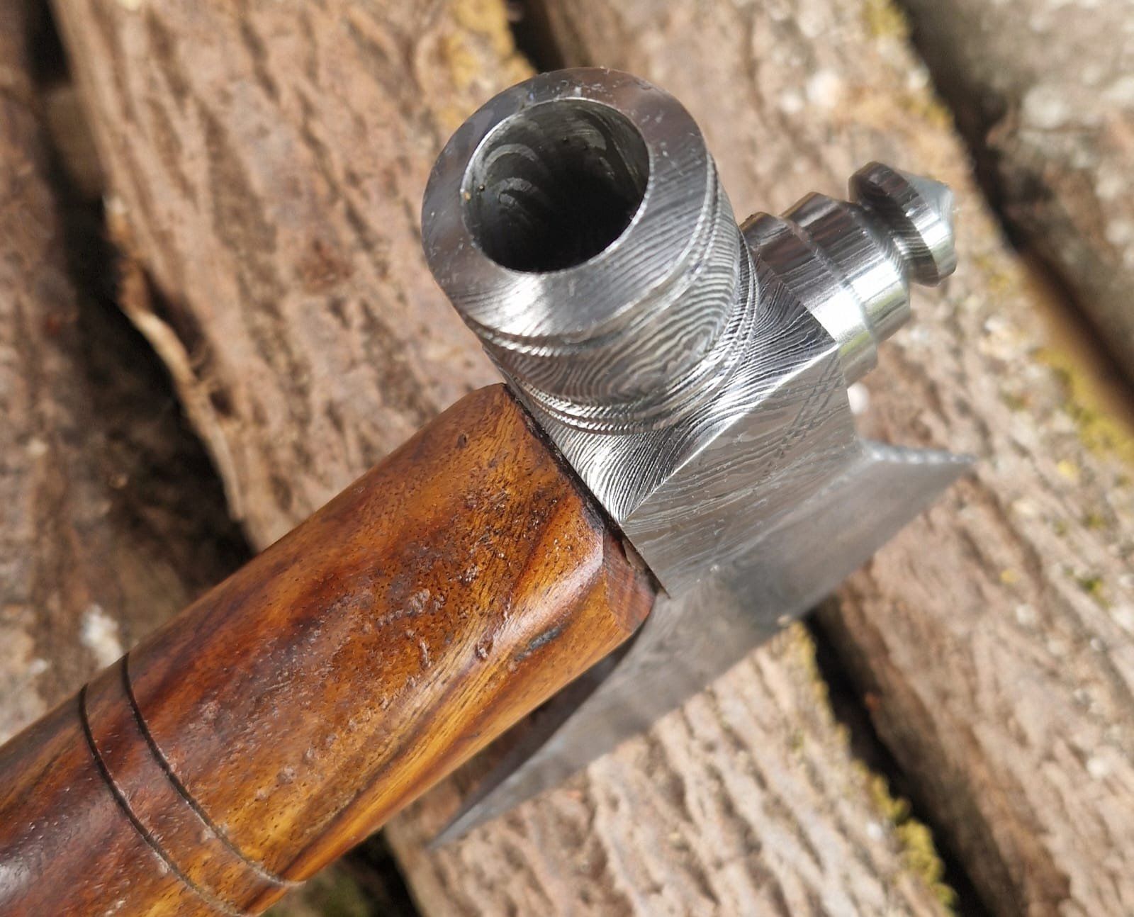 Coltellini militari: Tomahawk Damast – Nuovo e nell'imballaggio originale da Dorf venduto da Messer-Schweiz 2