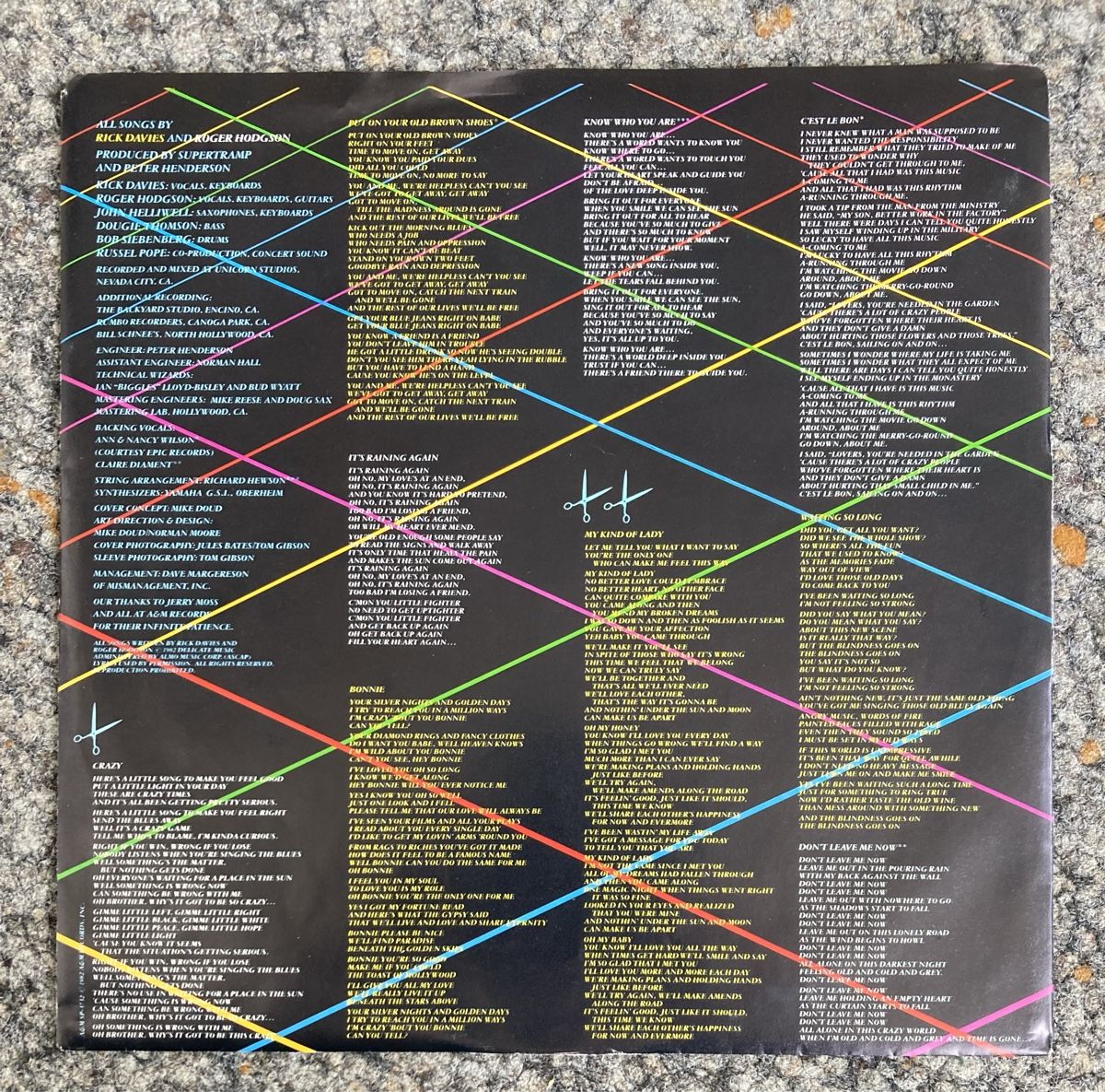 Schallplatten: Supertramp - famous last words - 1982 Canada – Gebraucht aus Zwingen von  2