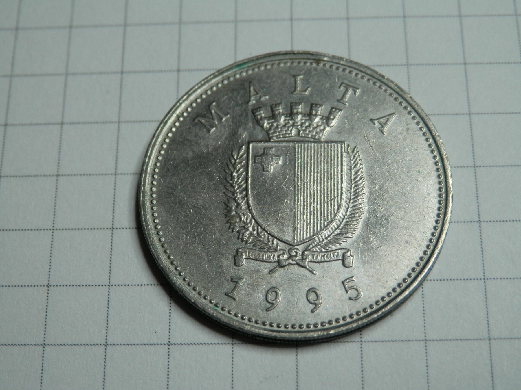 Tutti le monete: Malta 25 Cent, 1995 – Usato da Weiach venduto da weiach81