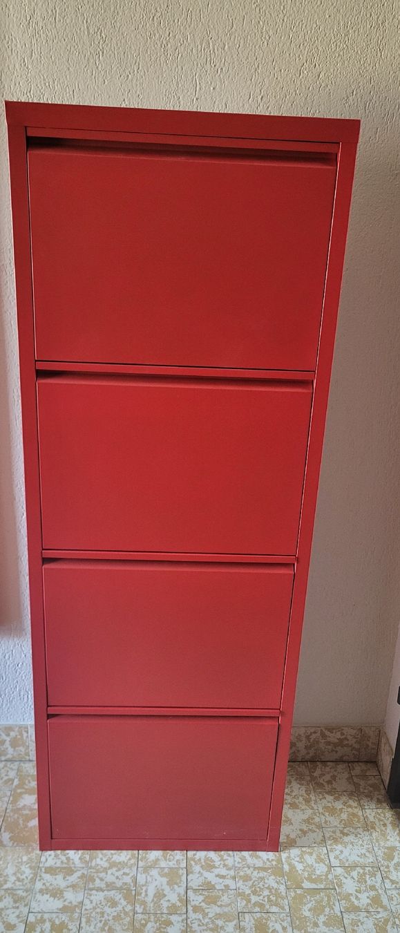 Regale: Schuhregal rot – Neu (gemäss Beschreibung) aus Gelfingen von Elmuel 1
