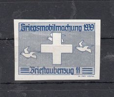 Brieftaubendienst 258/2 *Brieftaubenzug 11 Nach KatVSAM 50.-