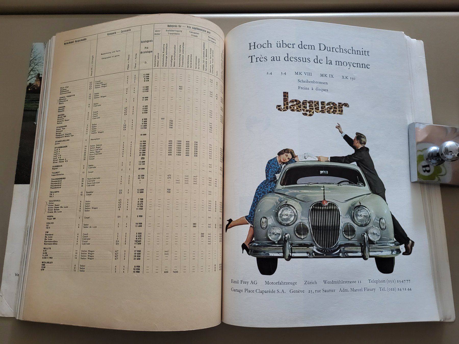 Riviste & Magazine: Automobil Revue Katalog 1959 – Usato da Wilen b. Wollerau venduto da 4banger 3