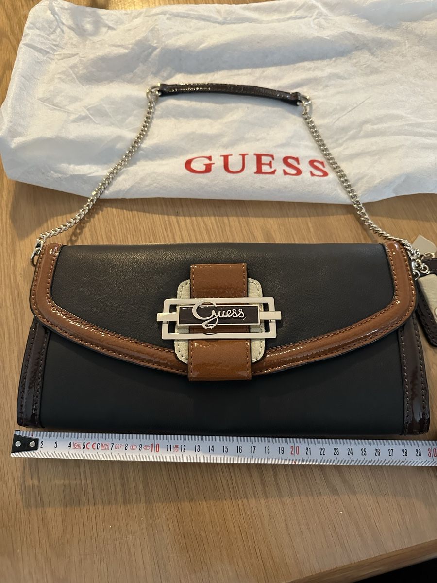 Guess Borse da donna: Sac à main - pochette Guess noir/marron – Nuovo (secondo la descrizione) da Nuvilly venduto da smi_6qtk 3