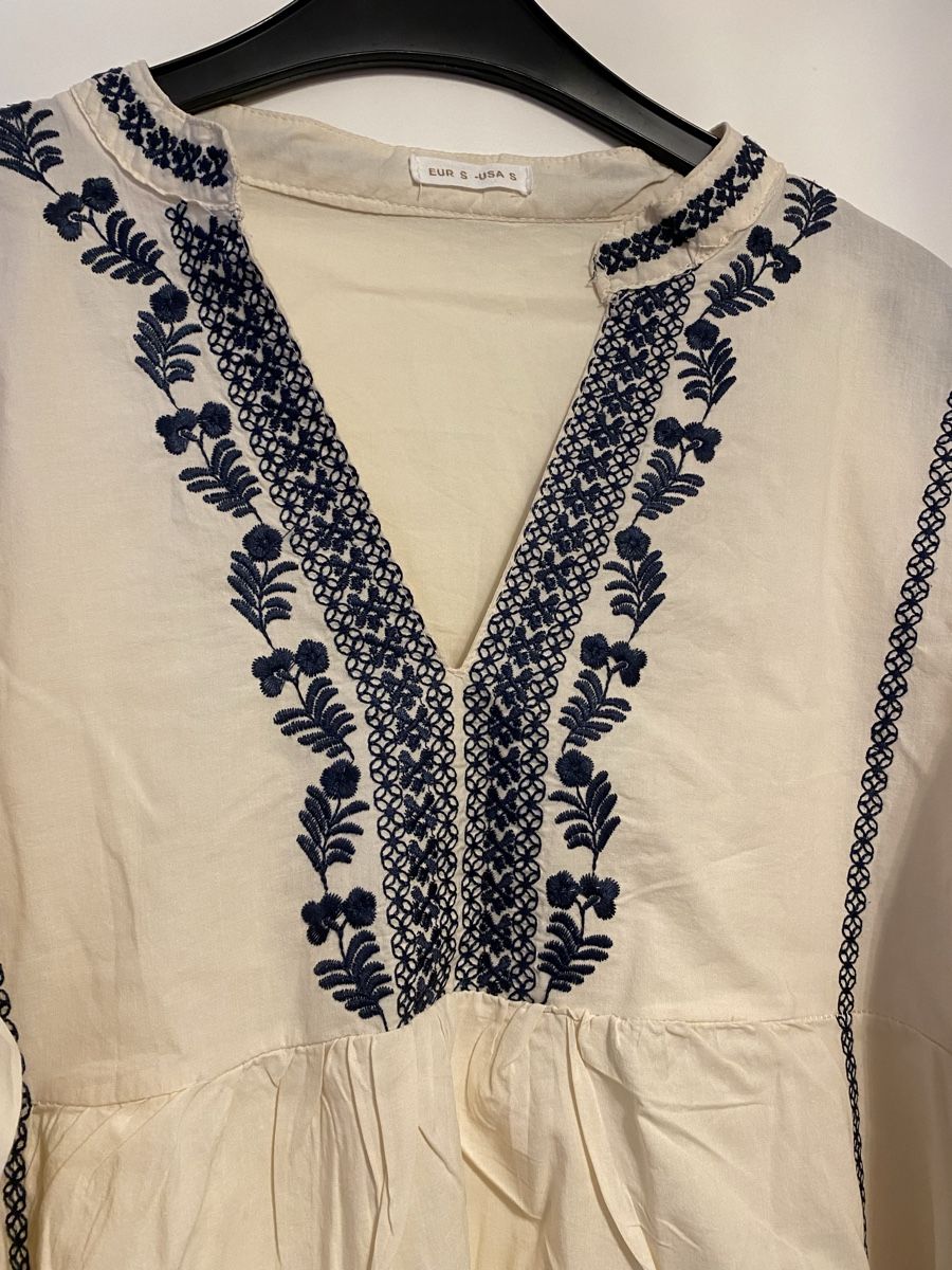 Camicette: Damen Bluse Gr.S 100% Baumwolle – Usato da Pfungen venduto da Sheki56 2