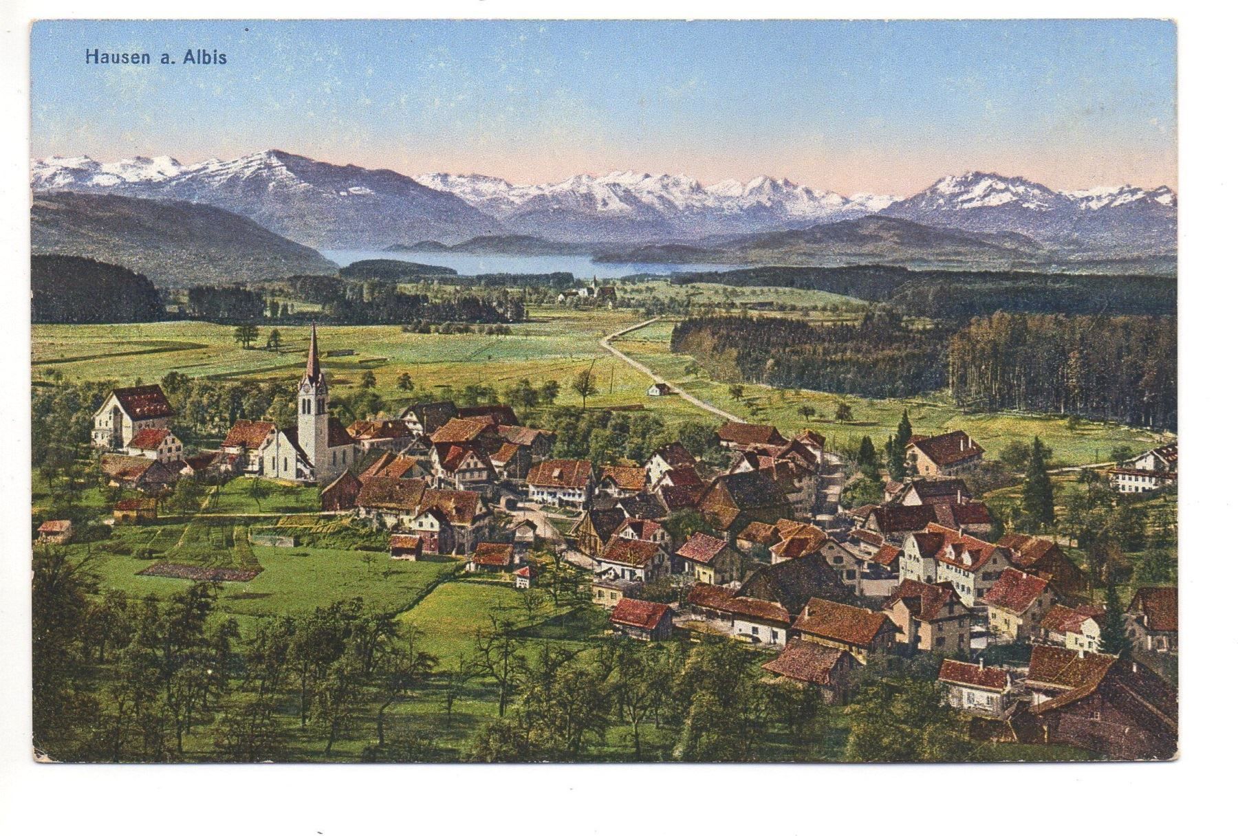 Cartoline postali: HAUSEN A. ALBIS – Nuovo (secondo la descrizione) da Jona venduto da philajona