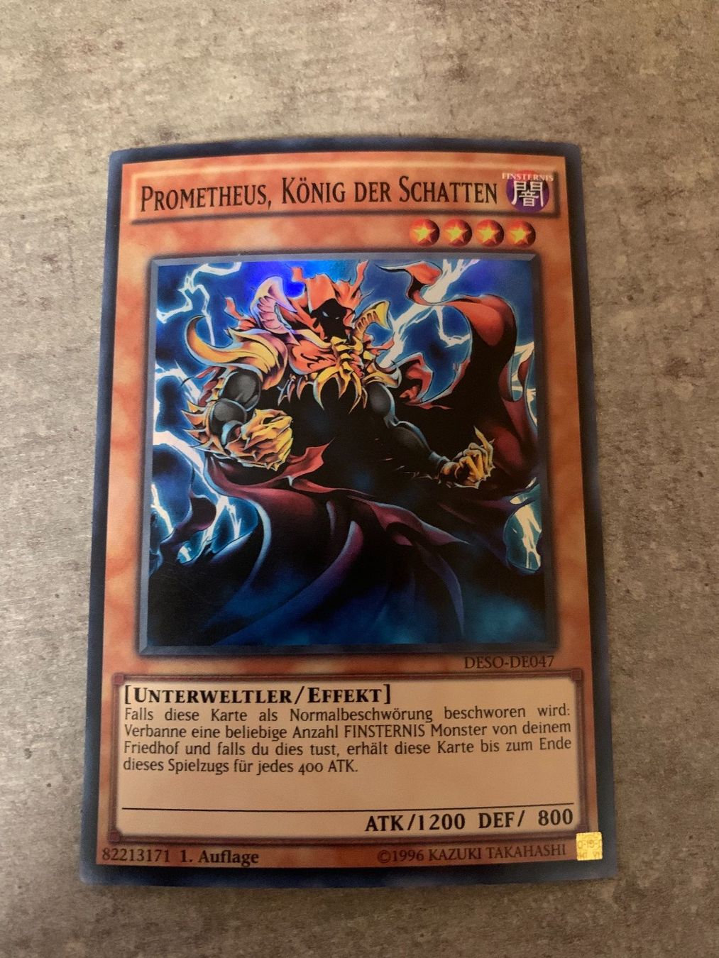 Yugioh Carte collezionabili: Prometheus, König der Schatten, Super Rare – Usato da Gränichen venduto da Pauli94