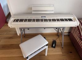 Hochwertiges E-Piano in Weiss
