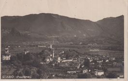 AK Stabio - panorama con Mendrisio e Genestrerio, 1924 RARA