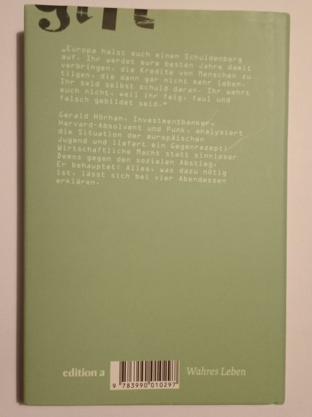 Libri: Buch - Gerald Hörhan / GEGENGIFT - neu – Nuovo (secondo la descrizione) da Urtenen-Schönbühl venduto da chr_hf86 1