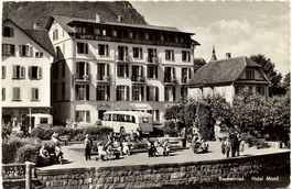 BECKENRIED Hotel Mond, Postauto