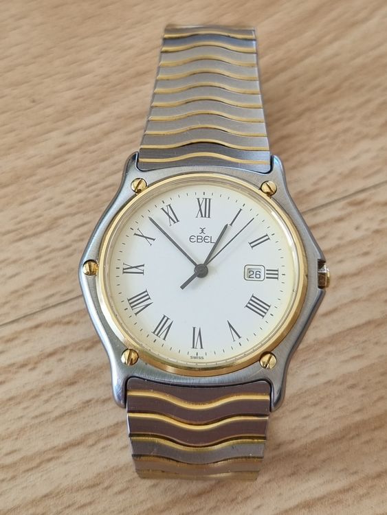 Ebel Classic Wave Sport, Vintage Herrenuhr 1