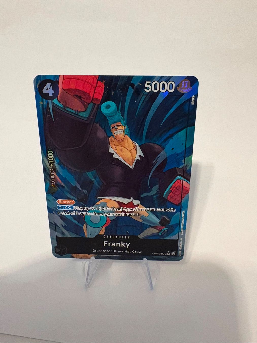 Bandai Carte collezionabili: One Piece TCG - OP10-090 Franky – Nuovo (secondo la descrizione) da Birsfelden venduto da alex4127