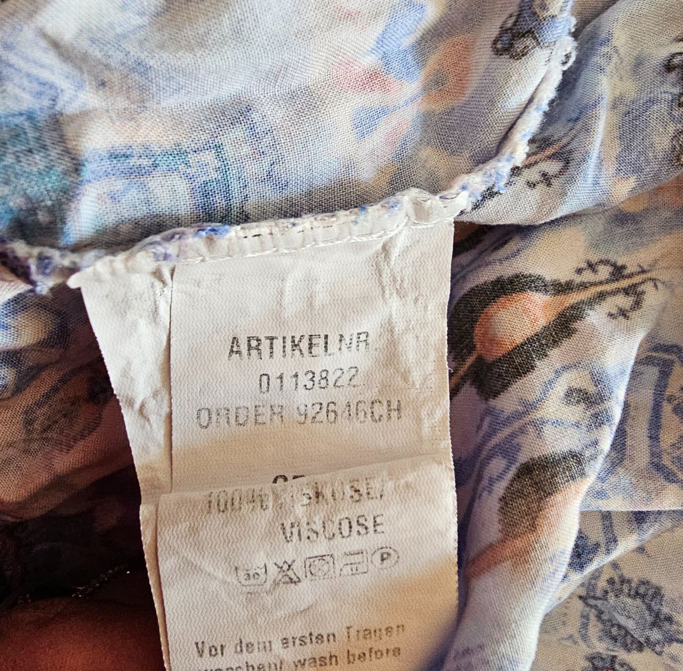 Blusen: Bluse Shirt von Multiblu gemustert Gr. 36 – Gebraucht aus Füllinsdorf von Sunnebliemli7 5