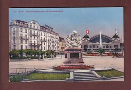 BASEL - Strassburgerdenkmal - Bundesbahnhof - 1926 Feldpost